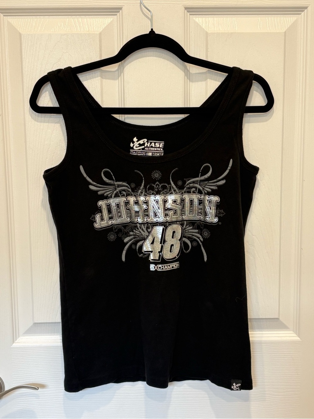 Chase Authentics Jimmie Johnson 48 Black Tank Top #1214